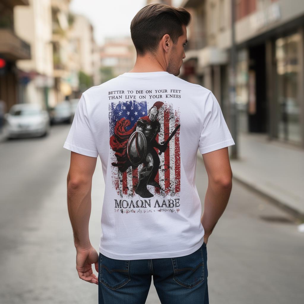 Die On Your Feet distressed graphic men's T-shirt - view 5 - Reborn XII