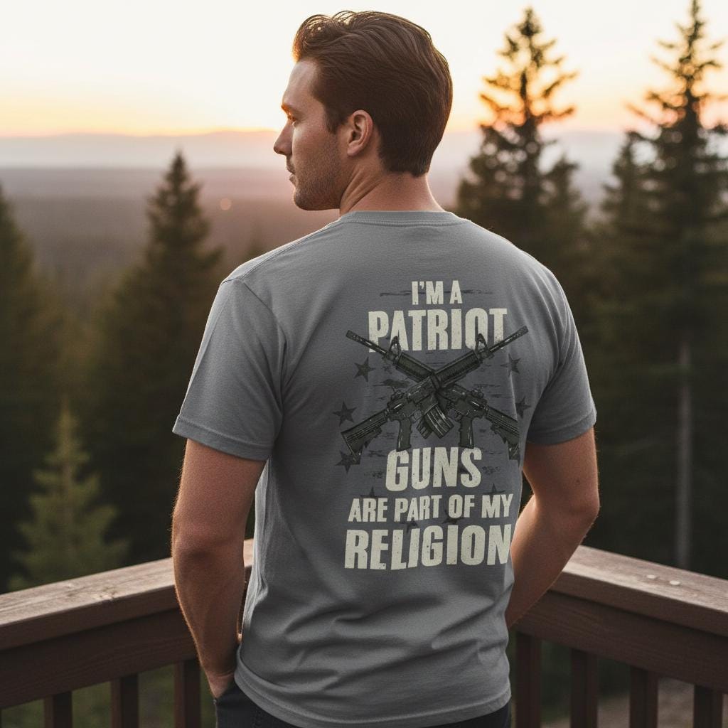 Part Of My Religion distressed graphic men's T-shirt - view 7 - Reborn XII