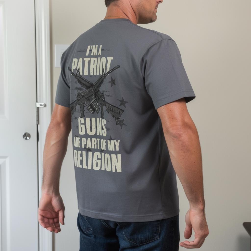 Part Of My Religion distressed graphic men's T-shirt - view 6 - Reborn XII