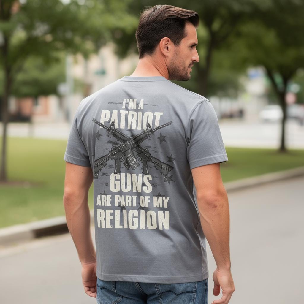 Part Of My Religion distressed graphic men's T-shirt - view 3 - Reborn XII