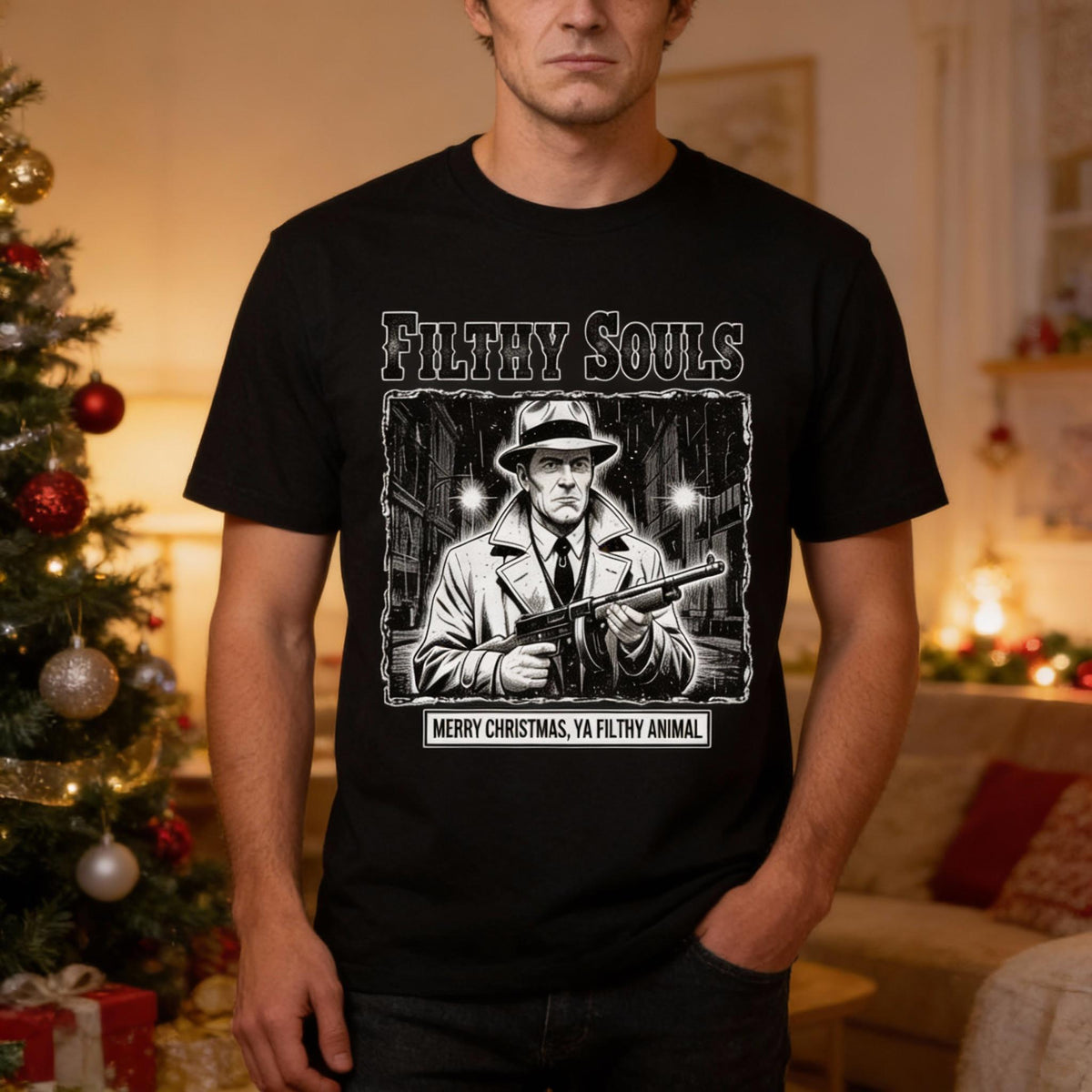 Filthy Souls distressed graphic men's T-shirt - view 3 - Reborn XII