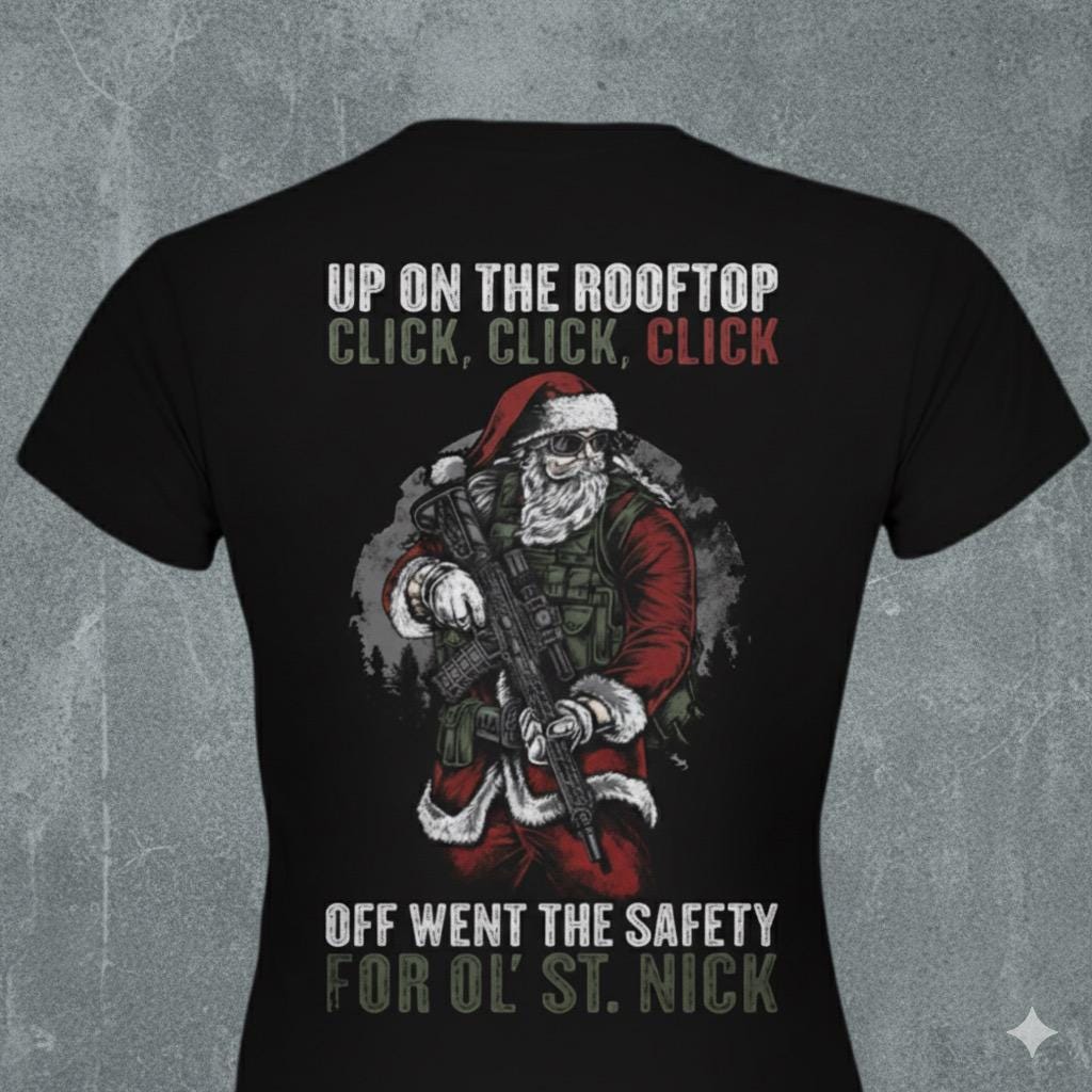 Silent Night distressed graphic women's T-shirt - view 3 - Reborn XII
