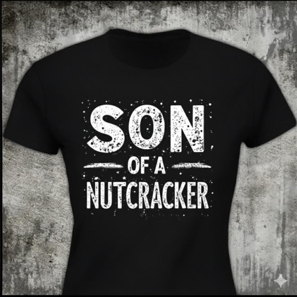 Son Of A Nutcracker distressed graphic women's T-shirt - view 2 - Reborn XII