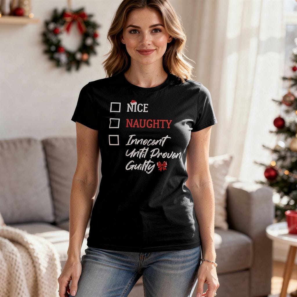 Innocent Until Proven Guilty distressed graphic women's T-shirt - view 2 - Reborn XII
