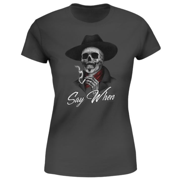 Say When distressed graphic women's T-shirt - view 3 - Reborn XII