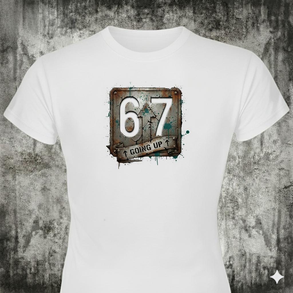 Six Seven distressed graphic women's T-shirt - view 2 - Reborn XII