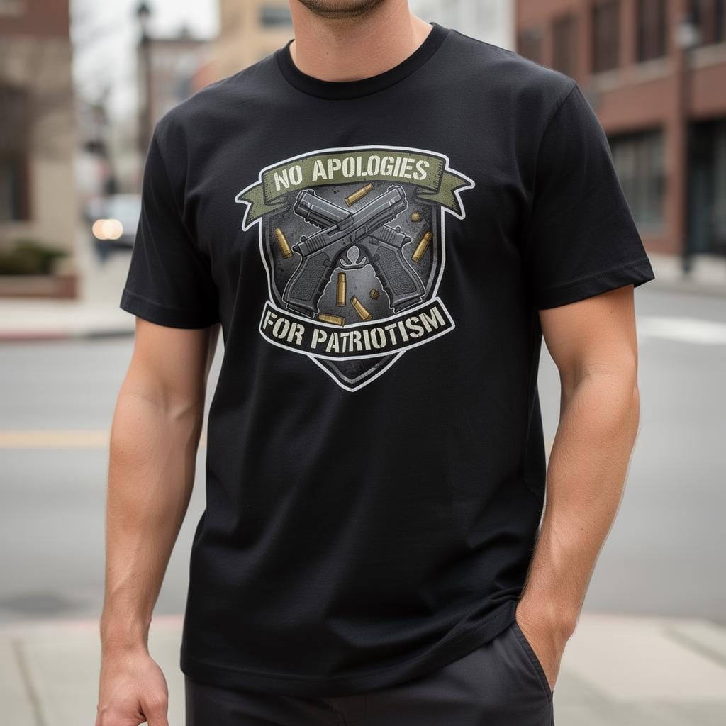 No Apologies distressed graphic men's T-shirt - view 3 - Reborn XII