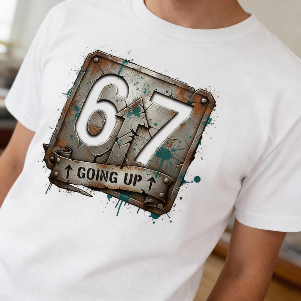 Six Seven distressed graphic men's T-shirt - view 4 - Reborn XII