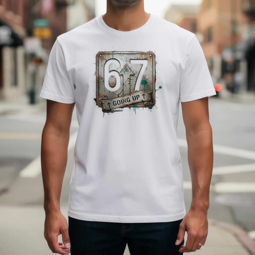 Six Seven distressed graphic men's T-shirt - view 3 - Reborn XII