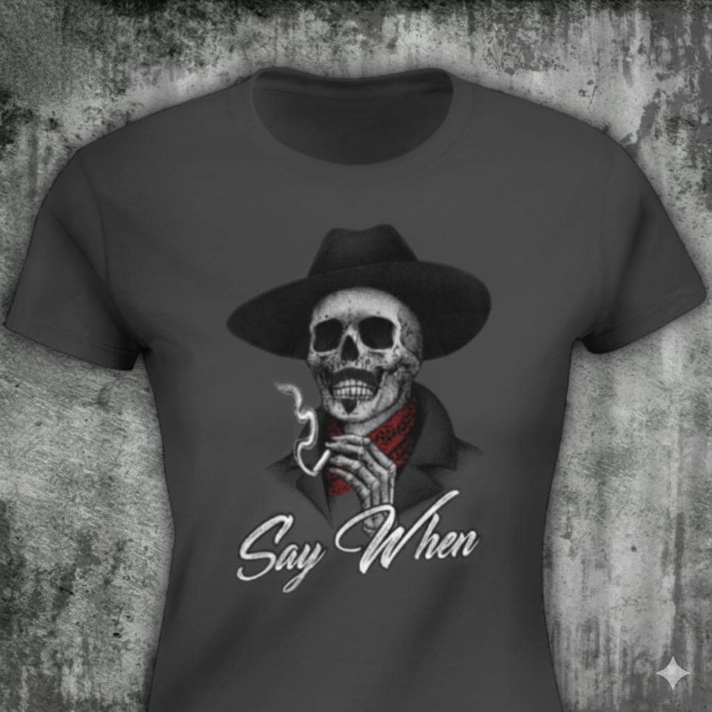Say When distressed graphic women's T-shirt - view 2 - Reborn XII