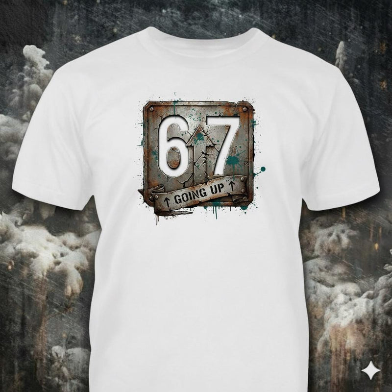 Six Seven distressed graphic women's T-shirt - view 3 - Reborn XII
