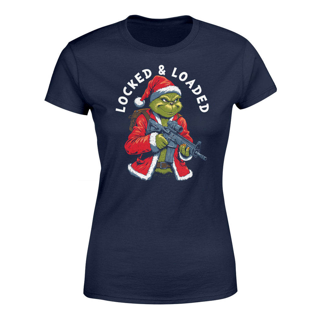 Locked And Loaded distressed graphic women's T-shirt - view 4 - Reborn XII