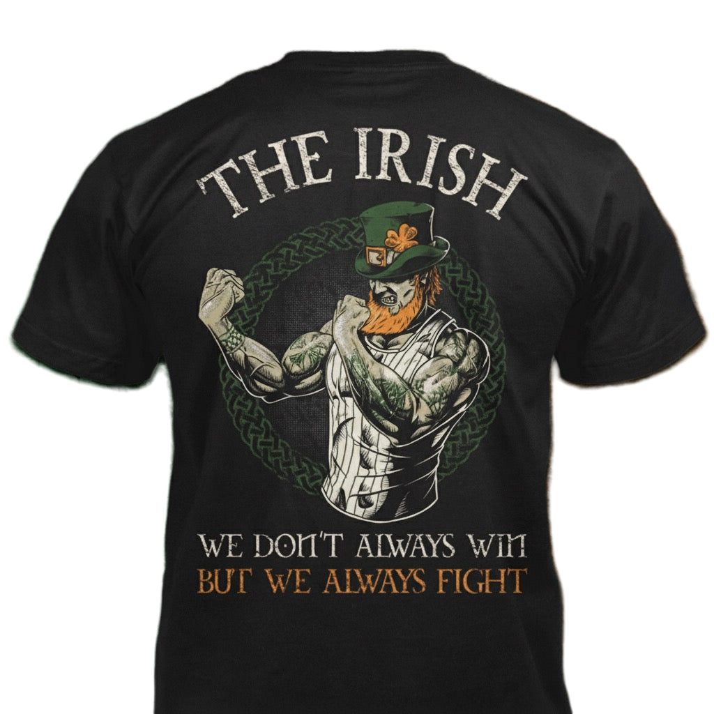 Fighting Irish distressed graphic men's T-shirt - view 11 - Reborn XII