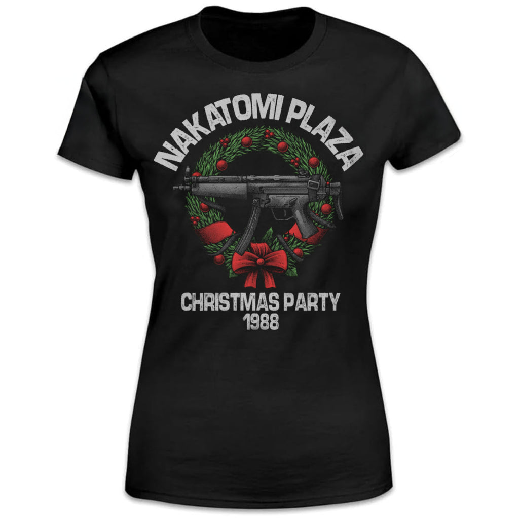 Nakatomi Plaza distressed graphic women's T-shirt - view 3 - Reborn XII