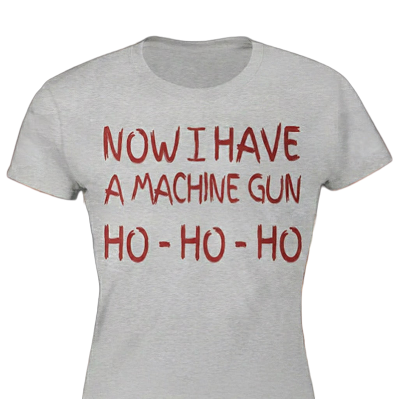 Ho-Ho-Ho distressed graphic women's T-shirt - view 4 - Reborn XII