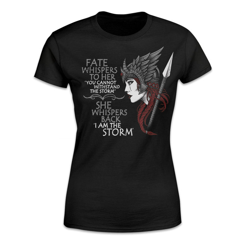 I Am The Storm distressed graphic women's T-shirt - view 3 - Reborn XII